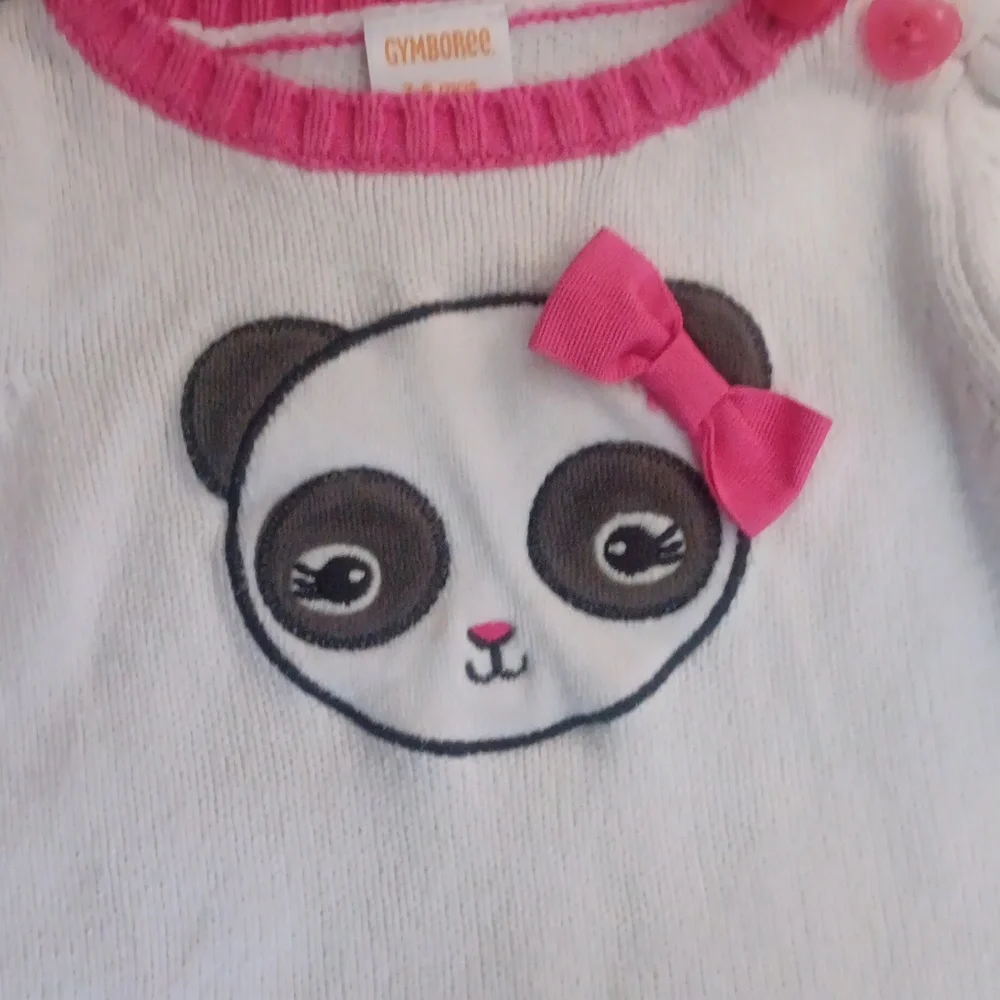 Gymboree panda sweater